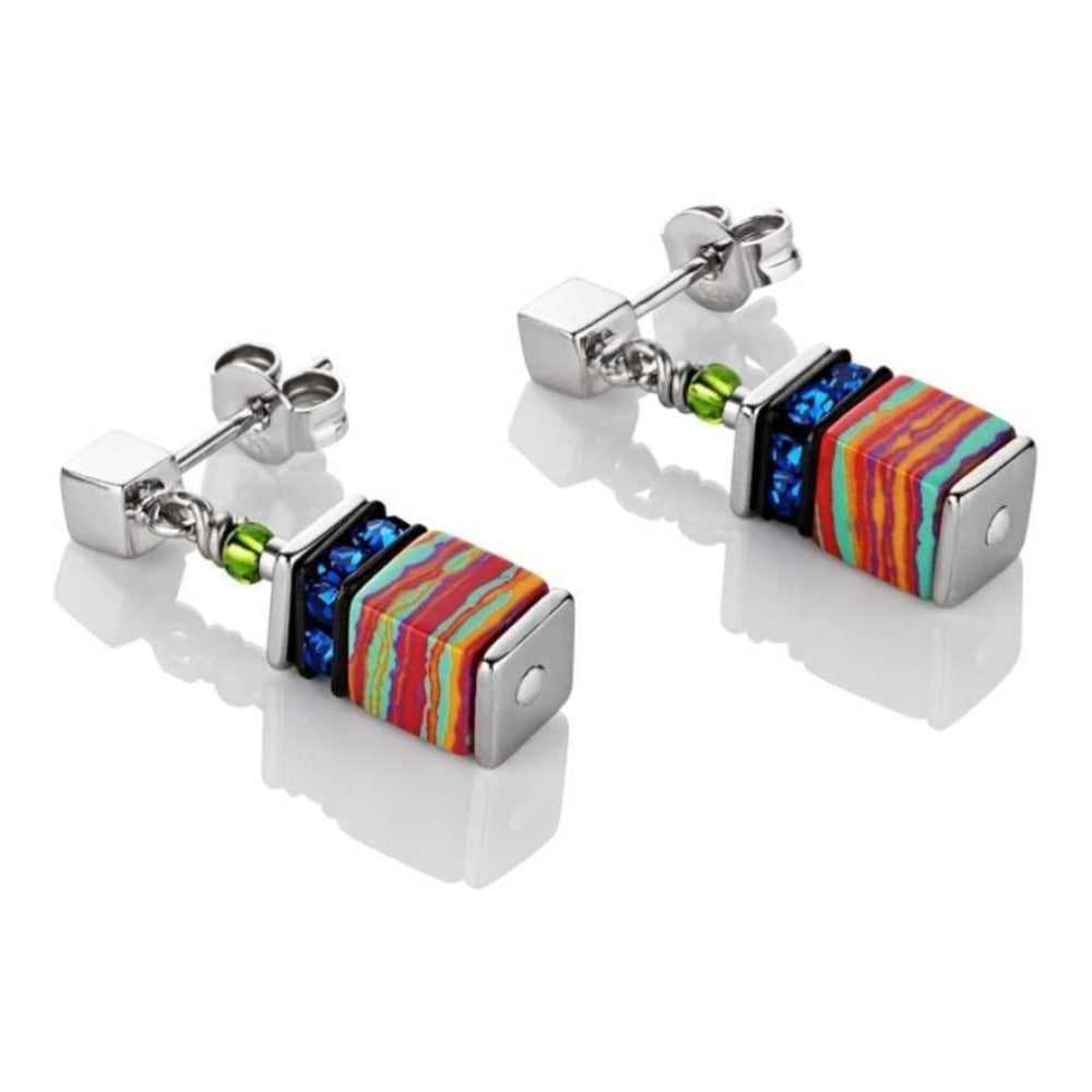 Cube Stick Pin Earrings