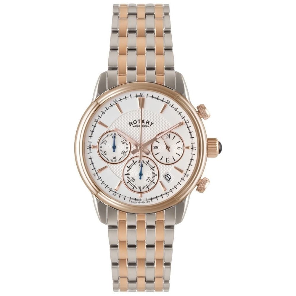 Mens Two Tone Chronograph Watch