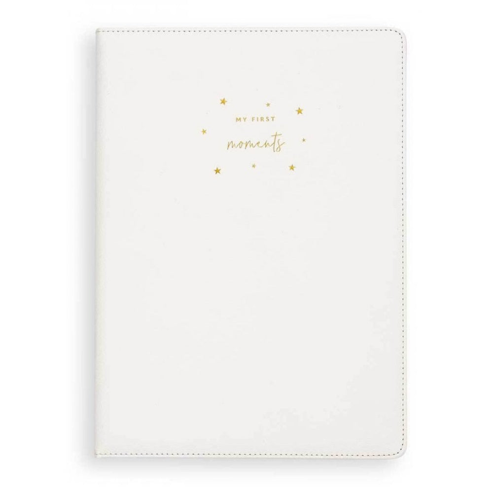 A4 Baby Keepsake Book | My First Moments | White