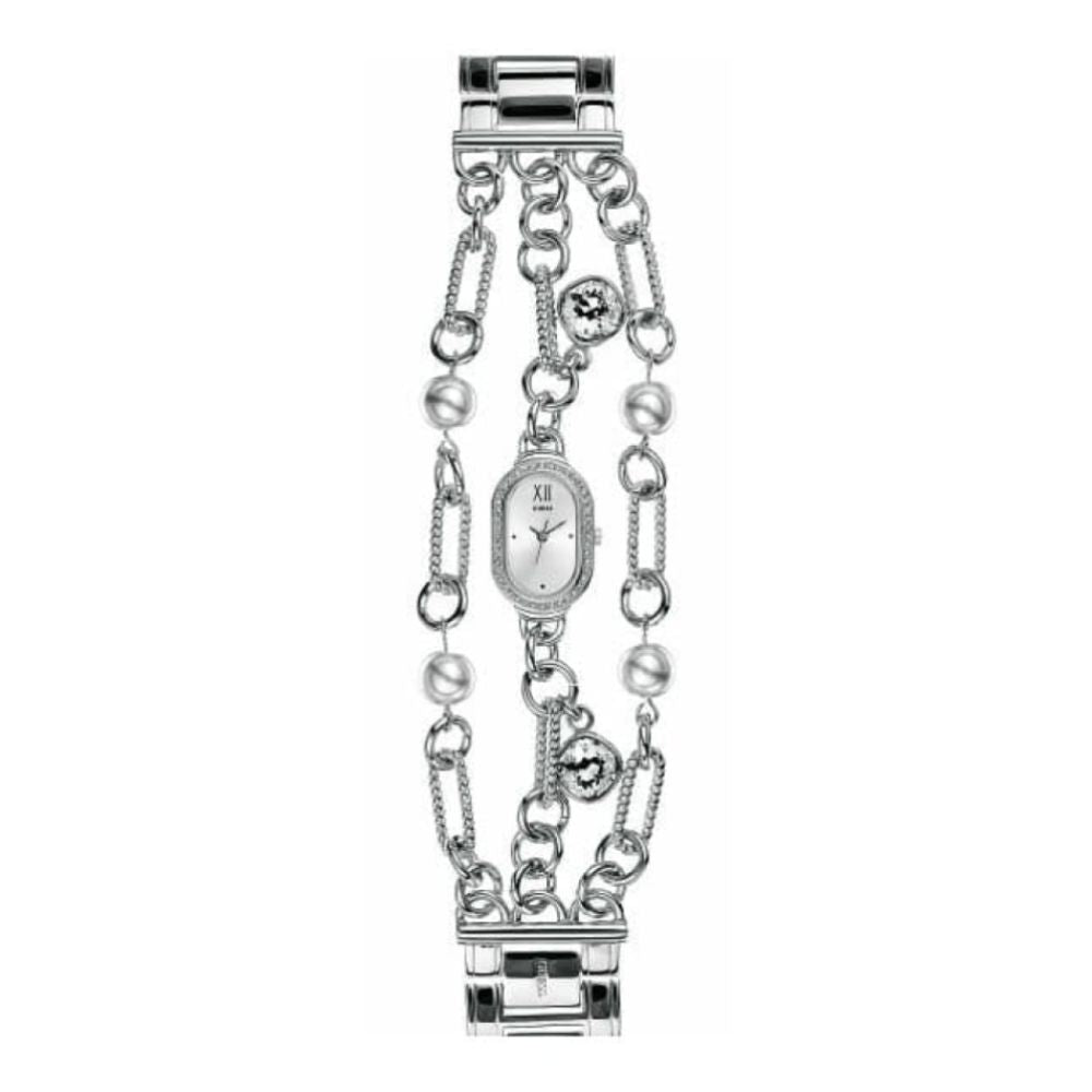 Ladies Crystal Three Strand Wristwatch