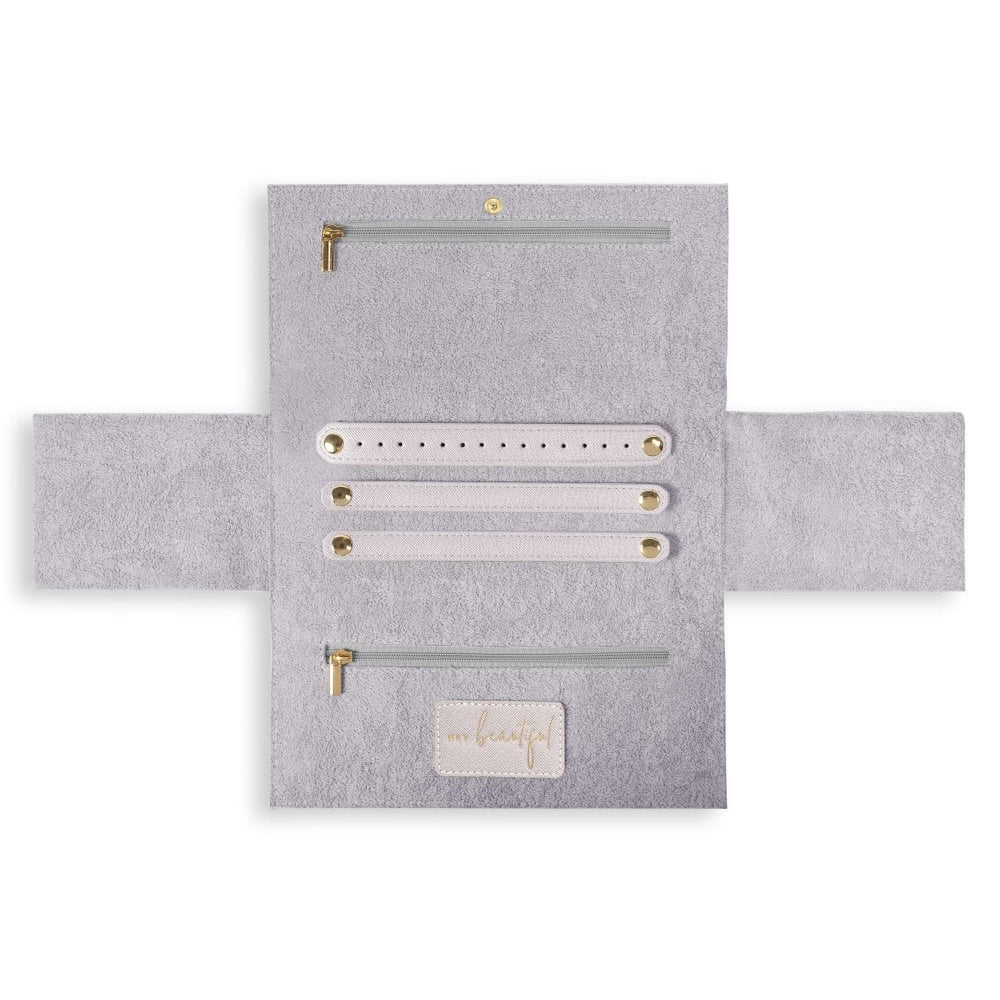 SOFT PEBBLE JEWELLERY ROLL - Black - 29.7x10.6x22cm