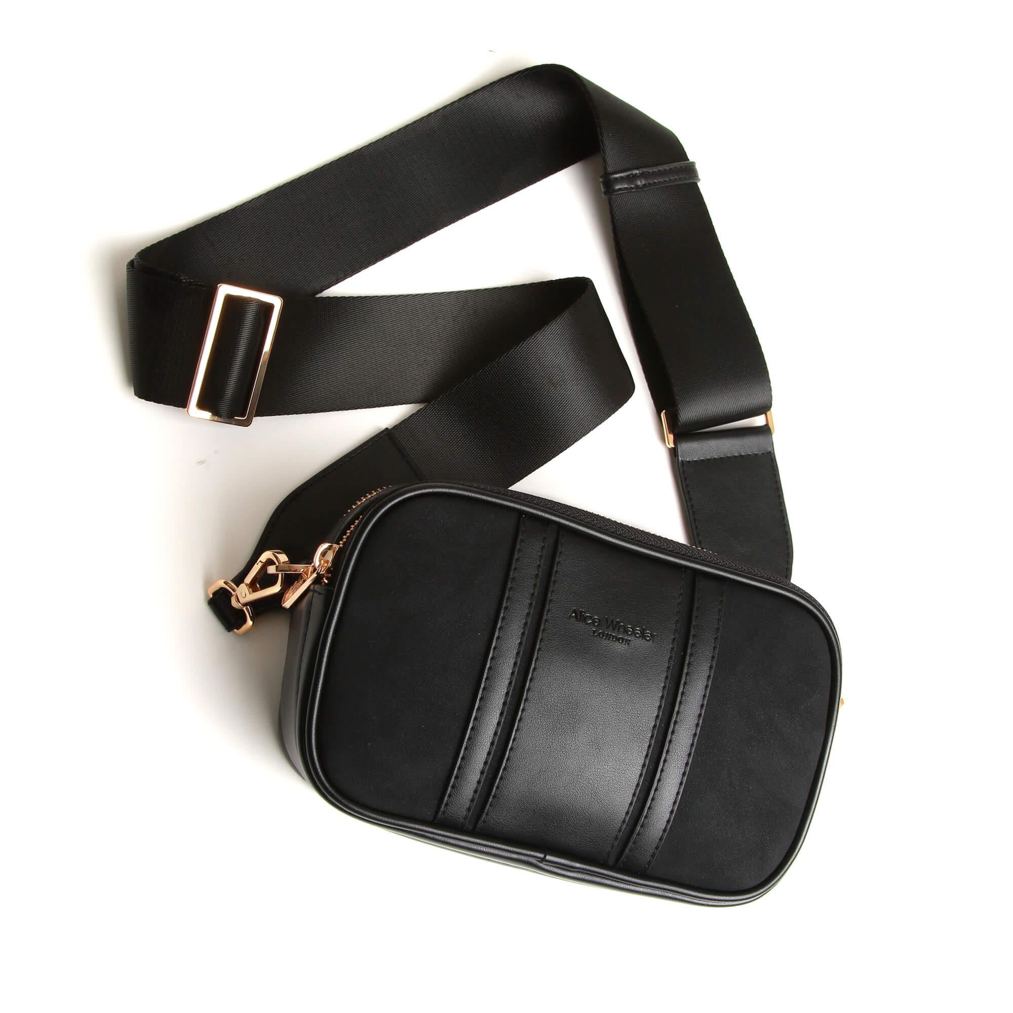 Madrid Cross Body Bag In Black