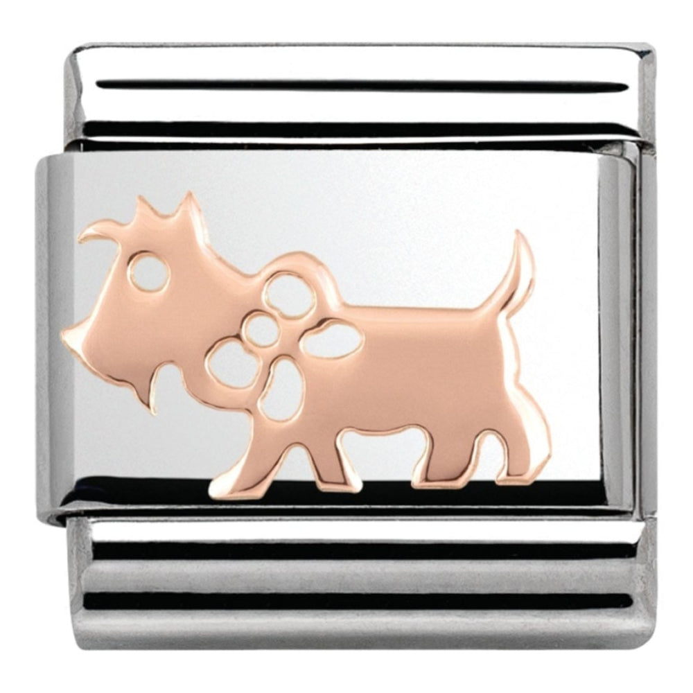 Classic Rose Gold Dog Link