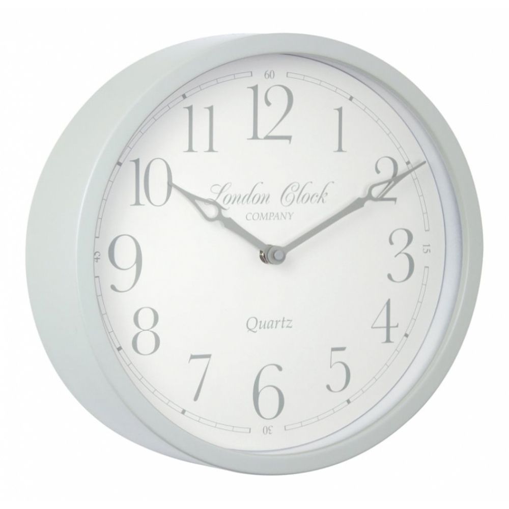 Heritage Alice Grey Metal Case Wall Clock