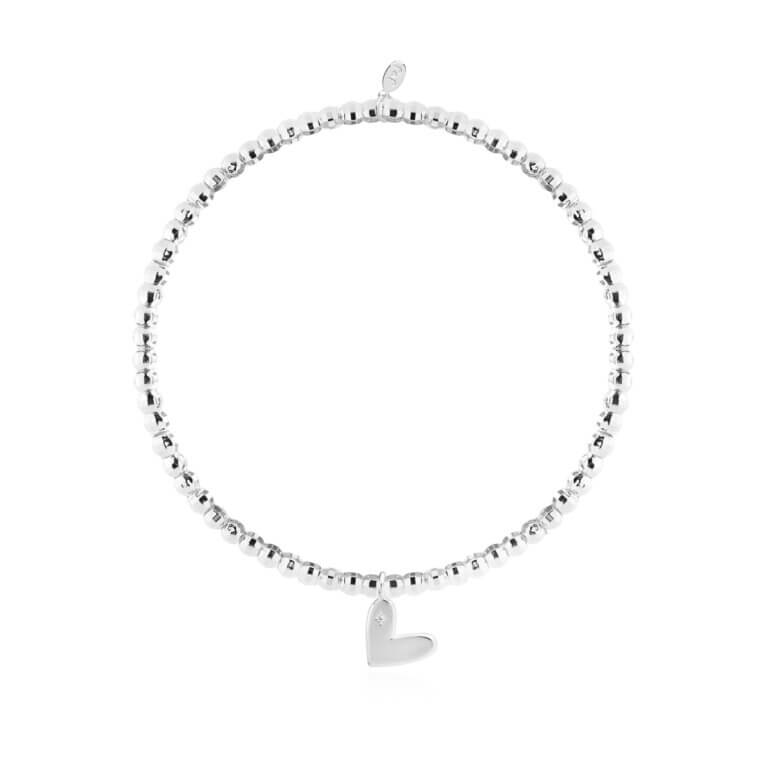 Faceted A Little | Happy Birthday | Silver | Bracelet | 17.5cm Stretch