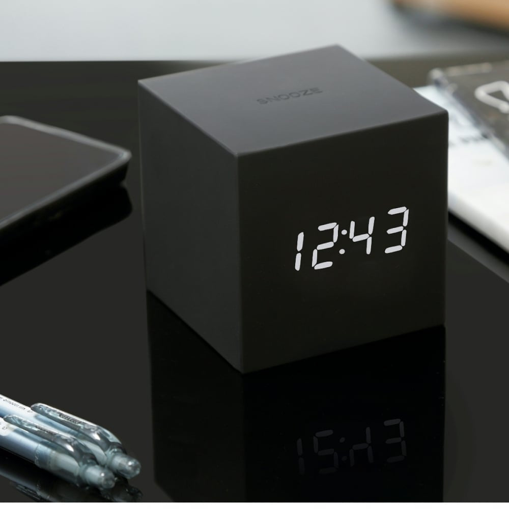 Gravity Cube Click Clock ������ Black