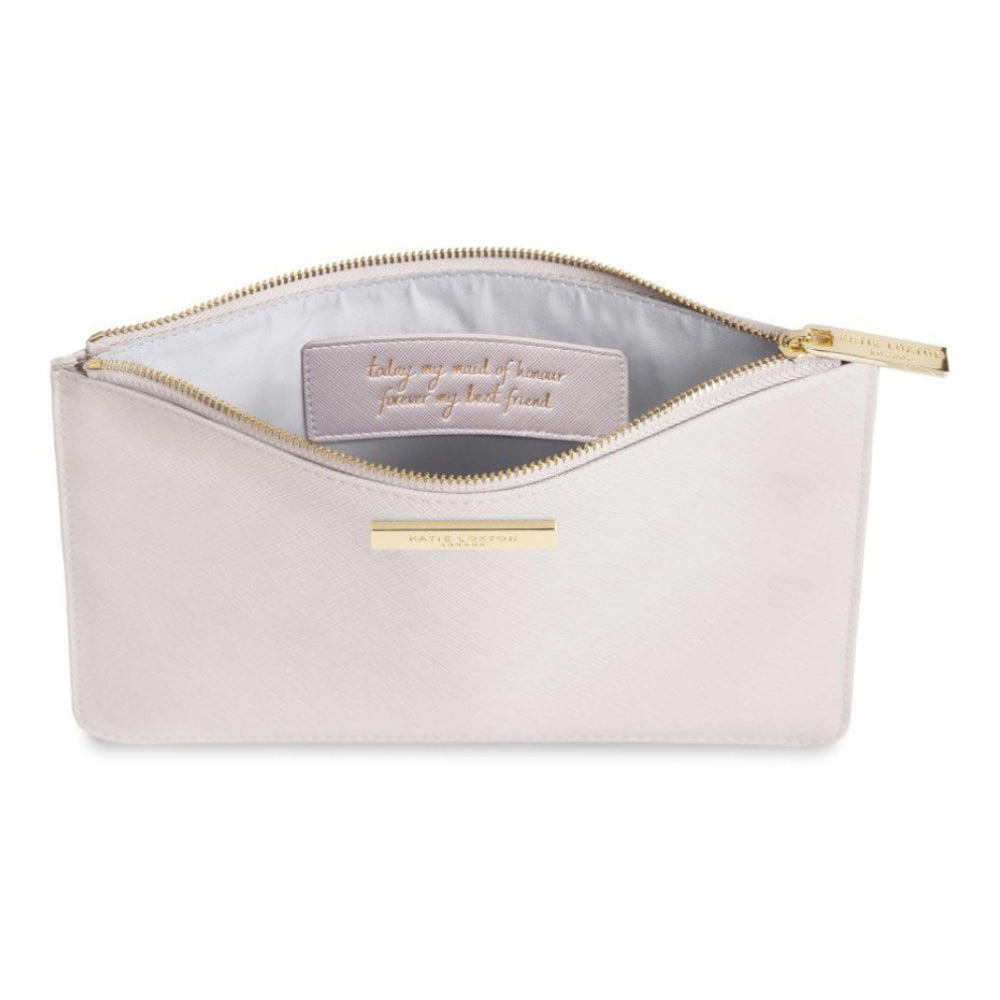 Perfect Pouch Bridal - Maid Of Honour - Pearlescent White - 16x24cm