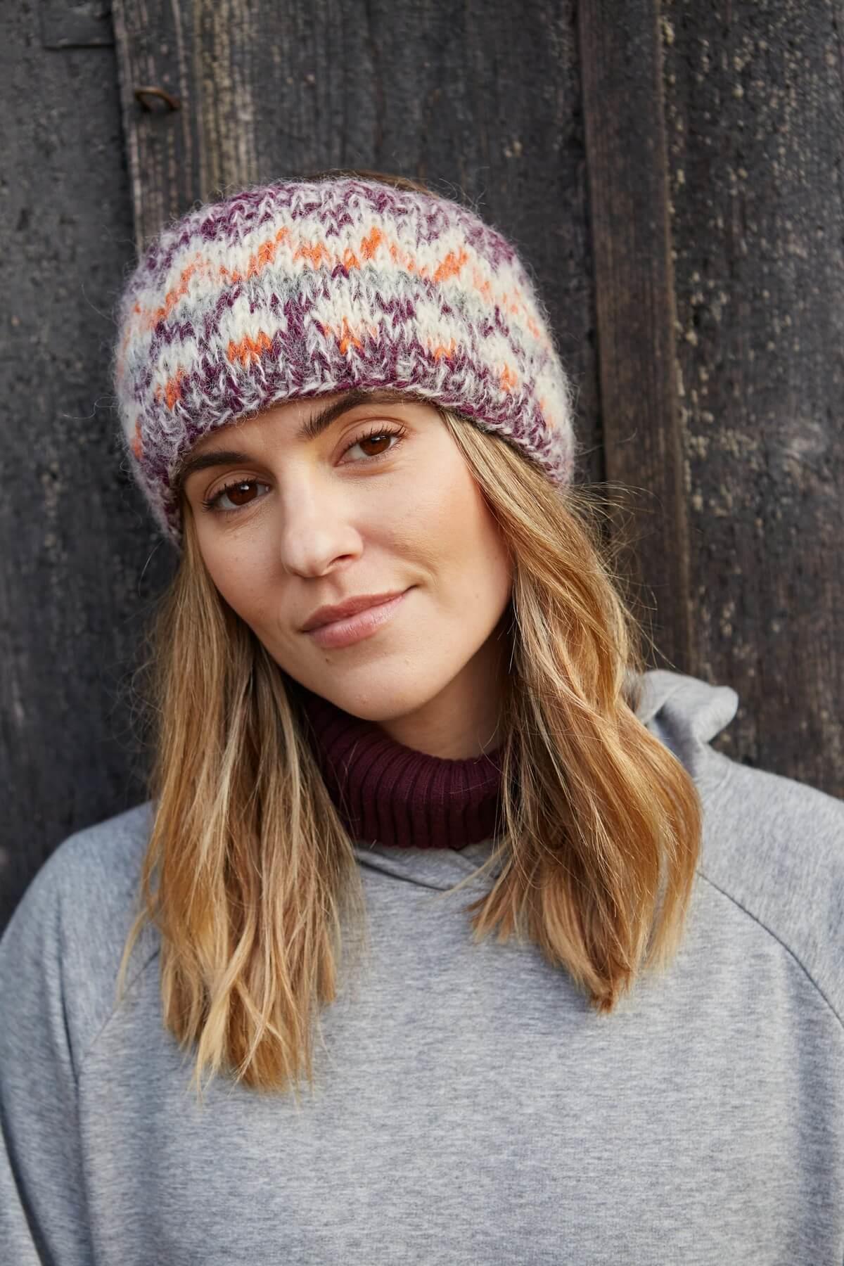 Totnes Headband Damson