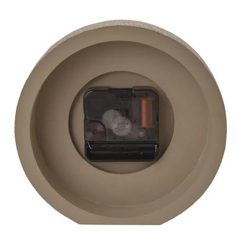 Interval Stone Effect Desk Clock - 15cm