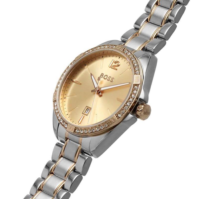 Felina Rose Gold Dial Two Tone Bracelet Ladies Watch