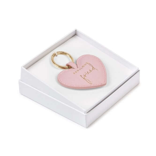 Beautifully Boxed Sentiment Keyring | Fabulous Friend | Blush Pink