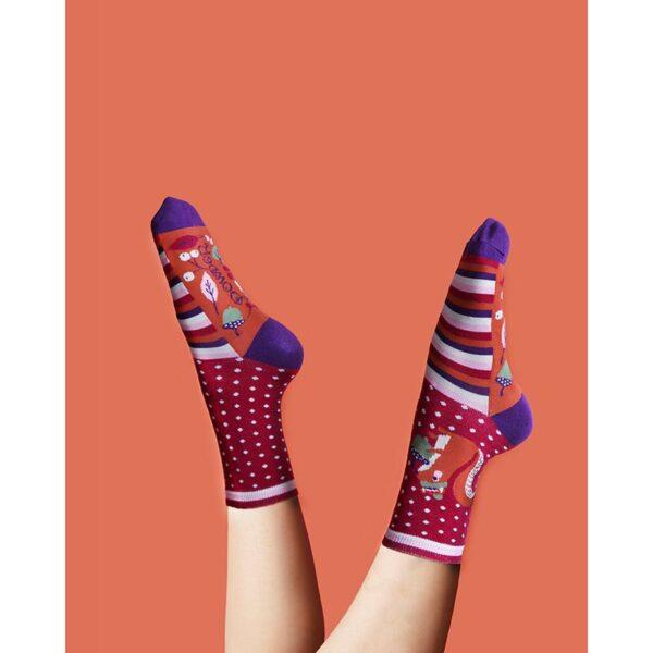 Nutty Squirrel Ankle Socks