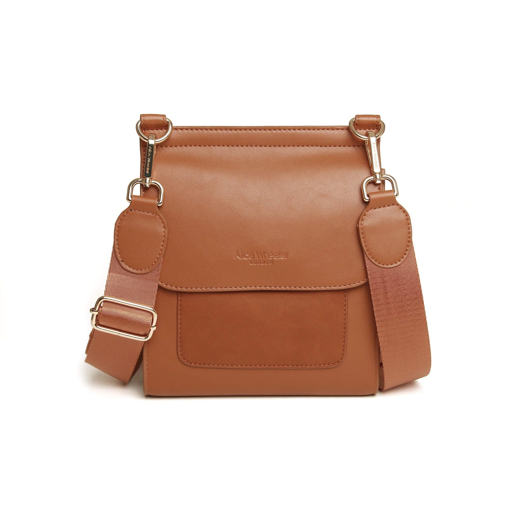 Seville Cross Body Bag In Tan
