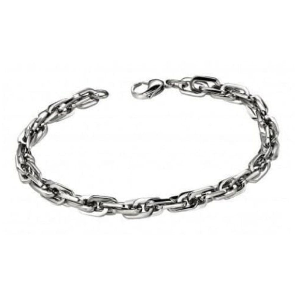 Gents Stainless Steel Linked Bracelet
