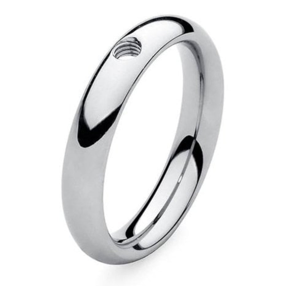 Famosa Stainless Steel Slim Ring
