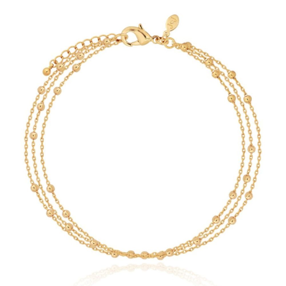 Alisa | Gold Multi Chain Bracelet | 18cm + 3cm Extender