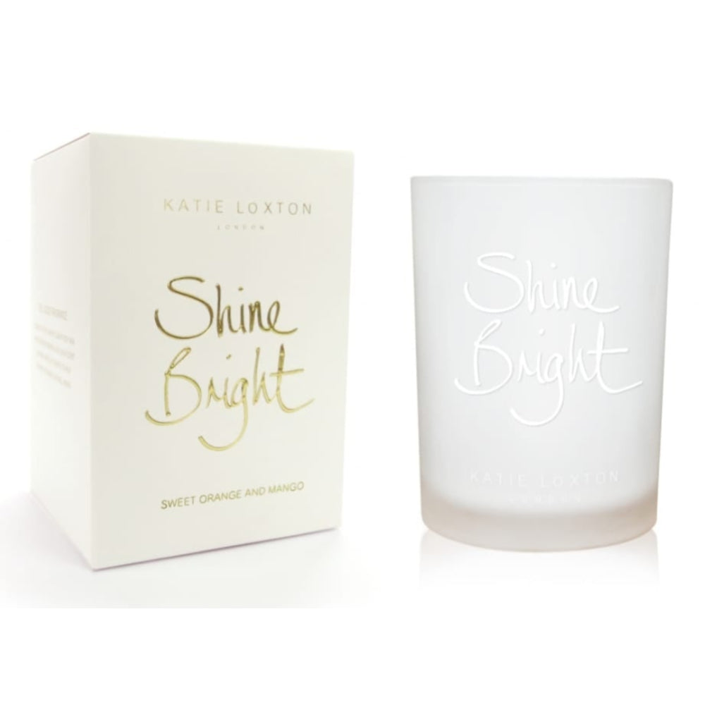 Sweet Orange & Mango scented 'Shine Bright' candle
