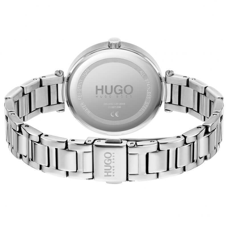 HOPE Gold Dial & Silver Bracelet Strap Womens Watch