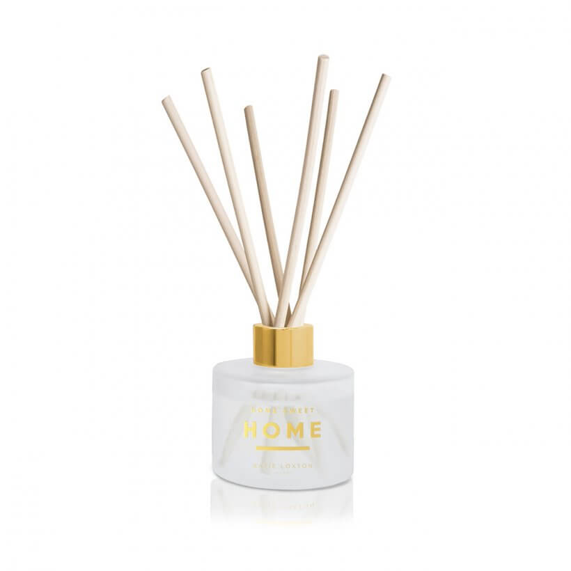 Sentiment Reed Diffuser | Home Sweet Home | White Orchid And Soft Cotton