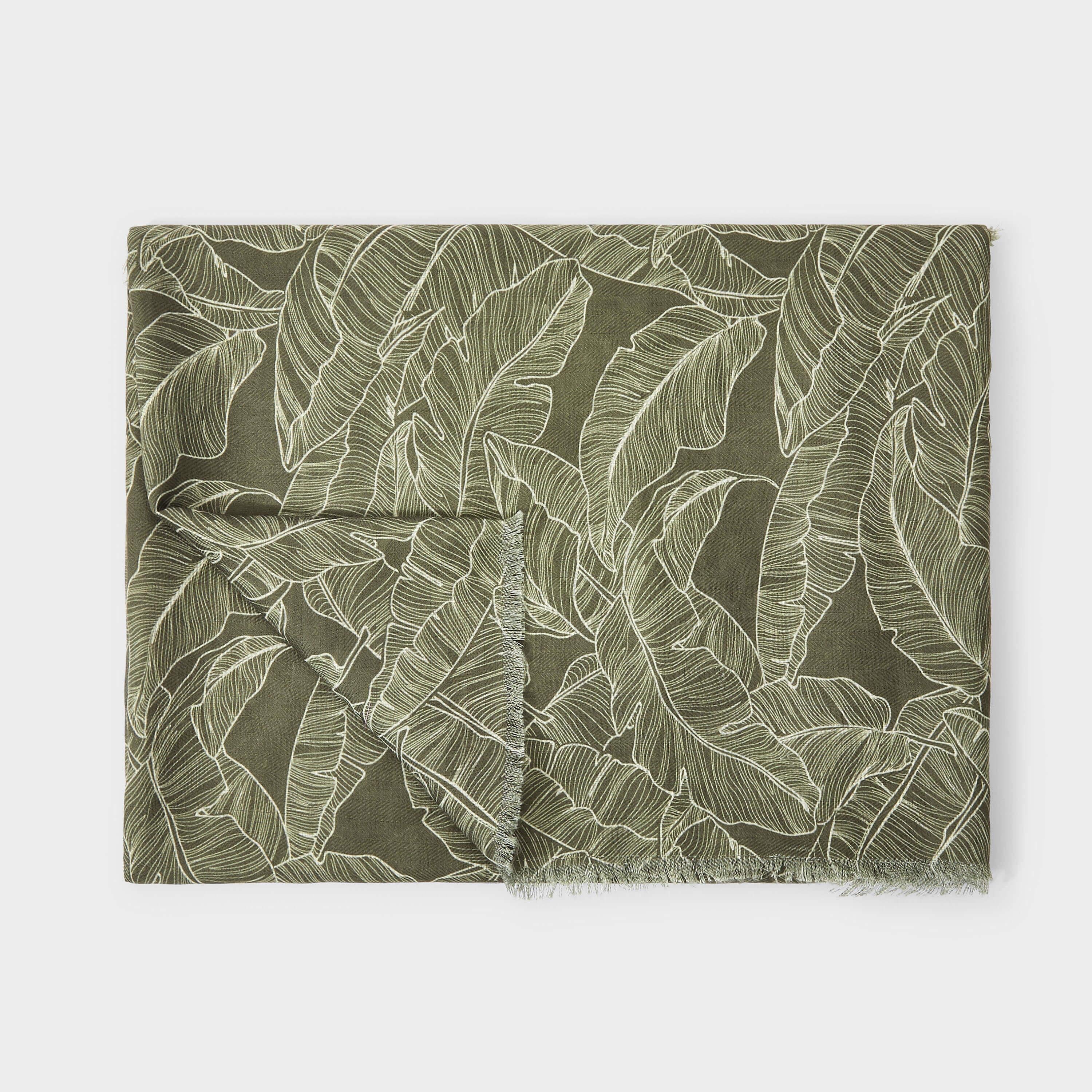 Banana Leaf | Khaki/ Off White | 184 X 86cm