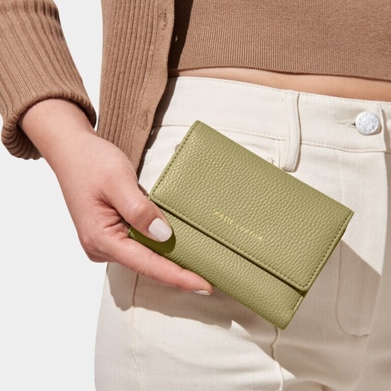 Casey Purse | Olive | 9cm X 12.5cm X 2cm