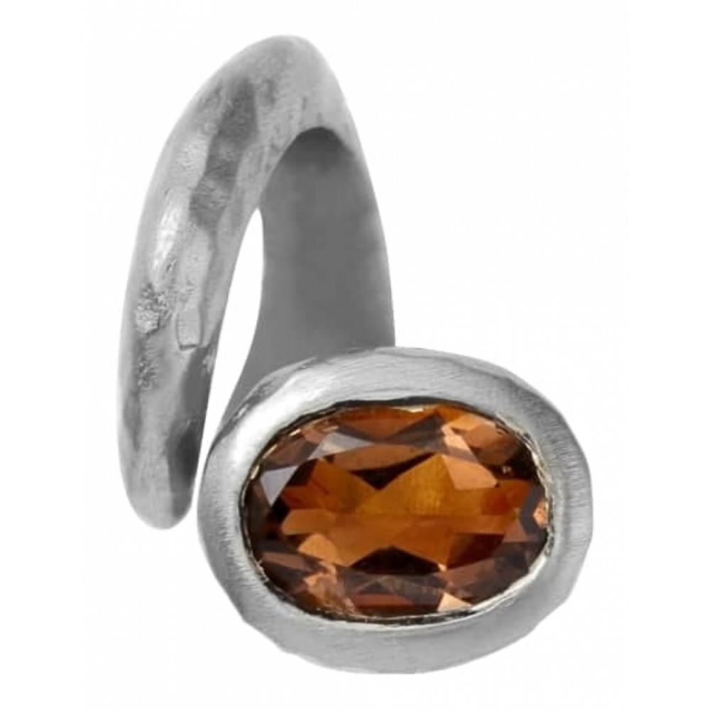 Sterling Silver Smokey Quartz Charm