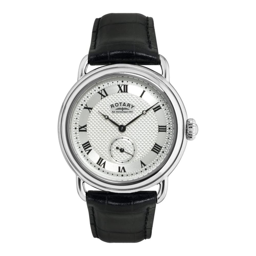 Mens Chrome Mini Dial Watch
