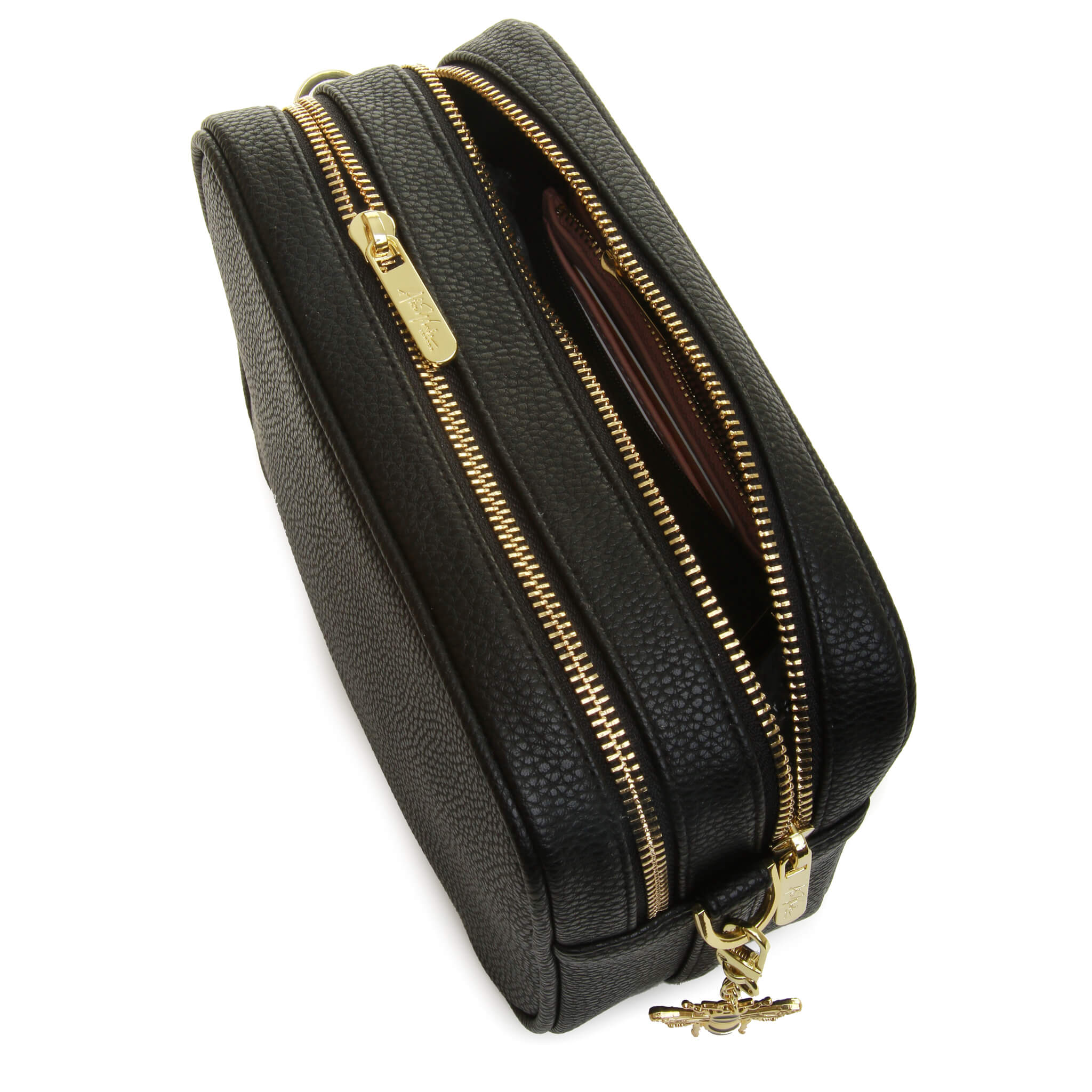 Soho Double Zipped CCBB In Black
