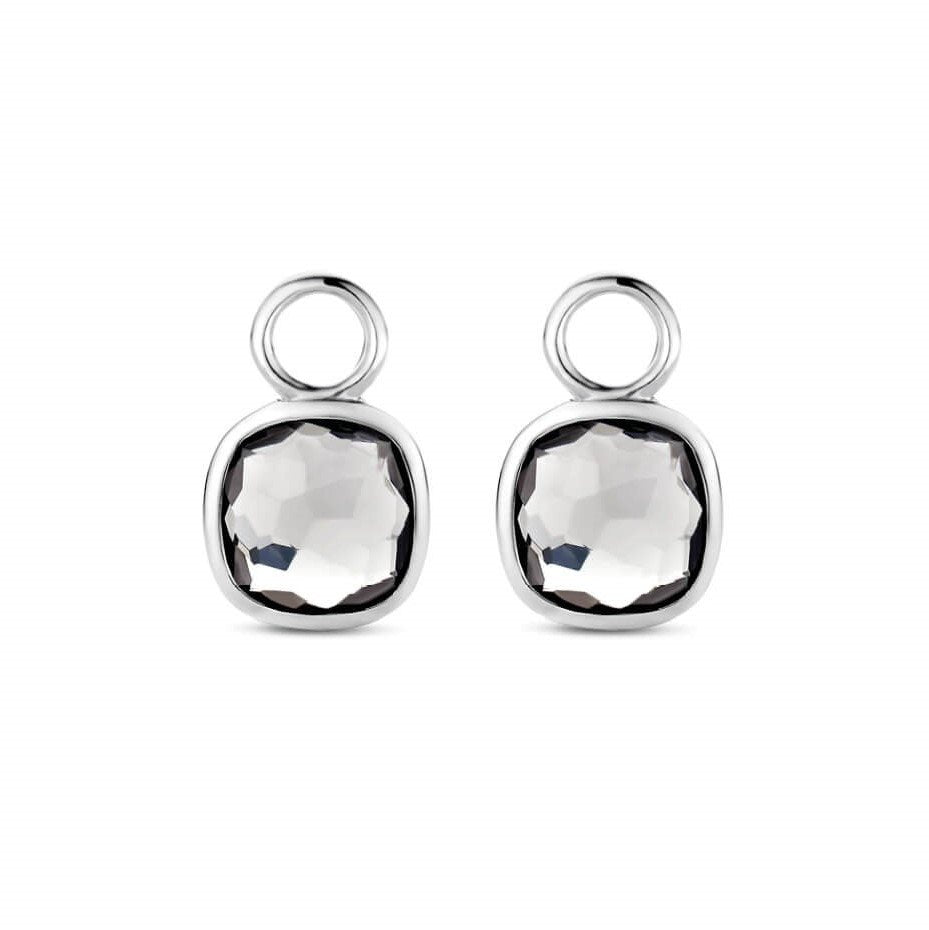 Grey Blue Stone Ear Charm