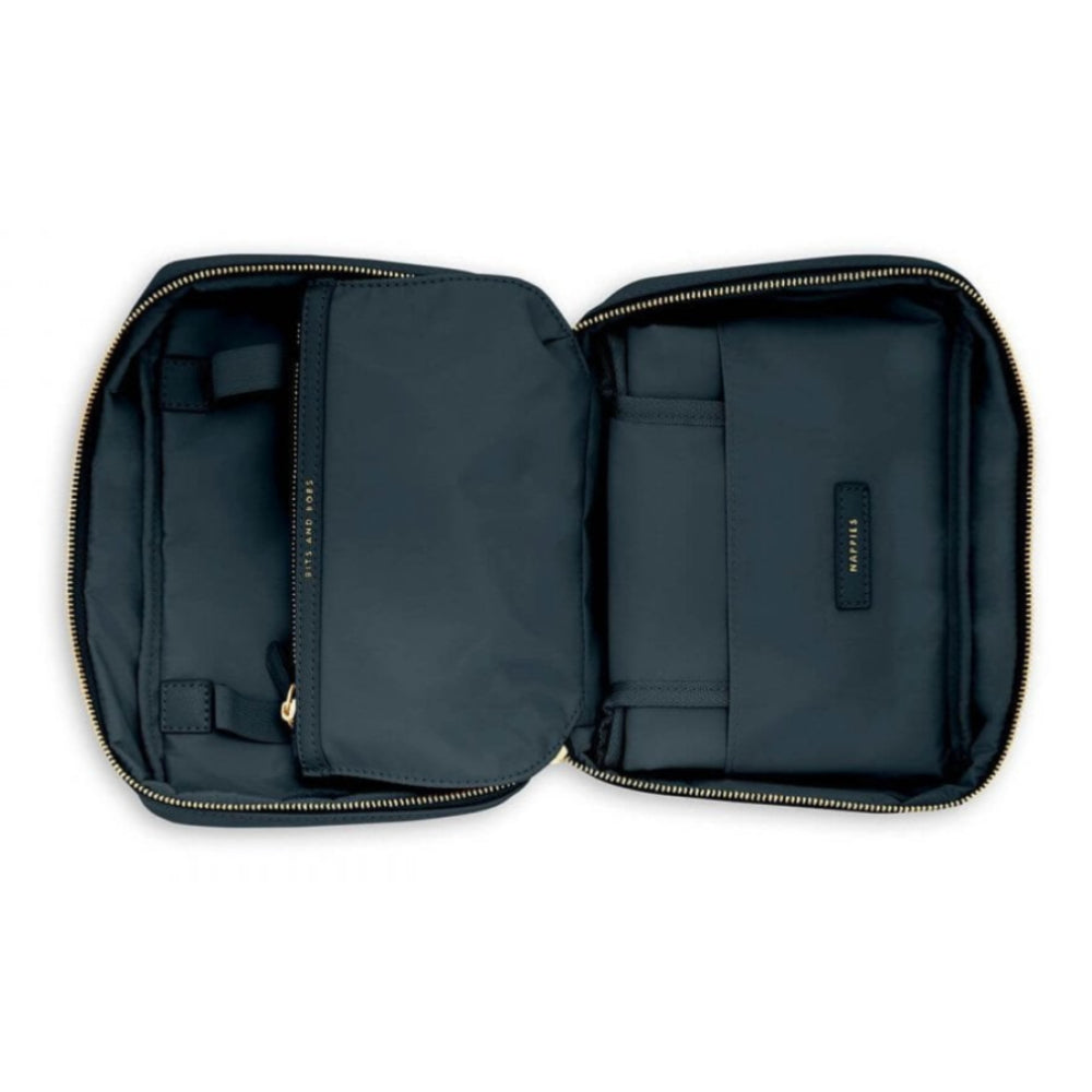 Quick Change Baby Organiser | Squeaky Clean | Navy | 16 X 25 X 9 Cm
