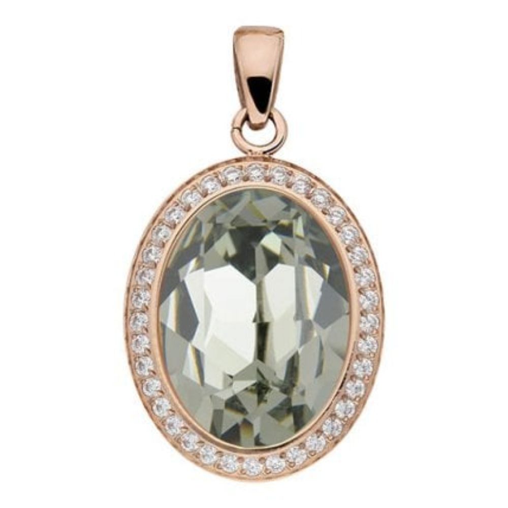 Pendant Tivola Deluxe Black Diamond Crystal Big RG