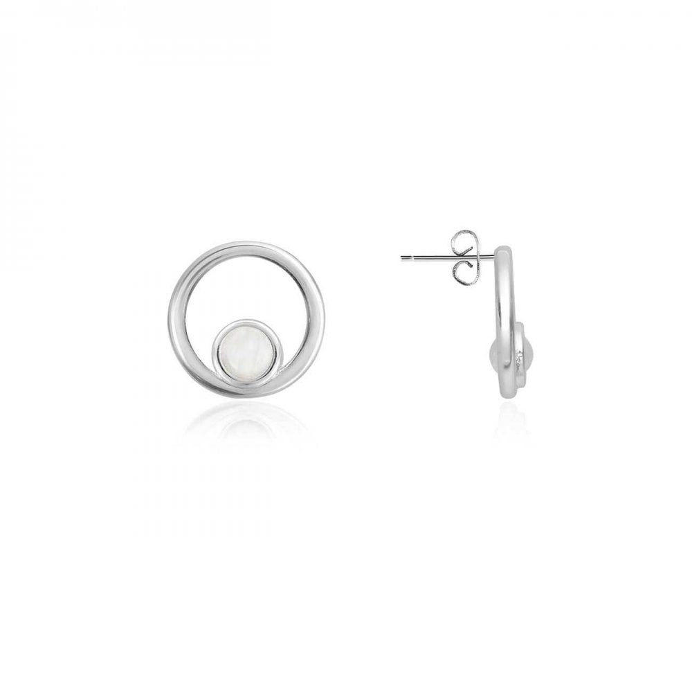 Treasure The Little Things | Birthstone April Rock Crystal | Silver | Earring Box