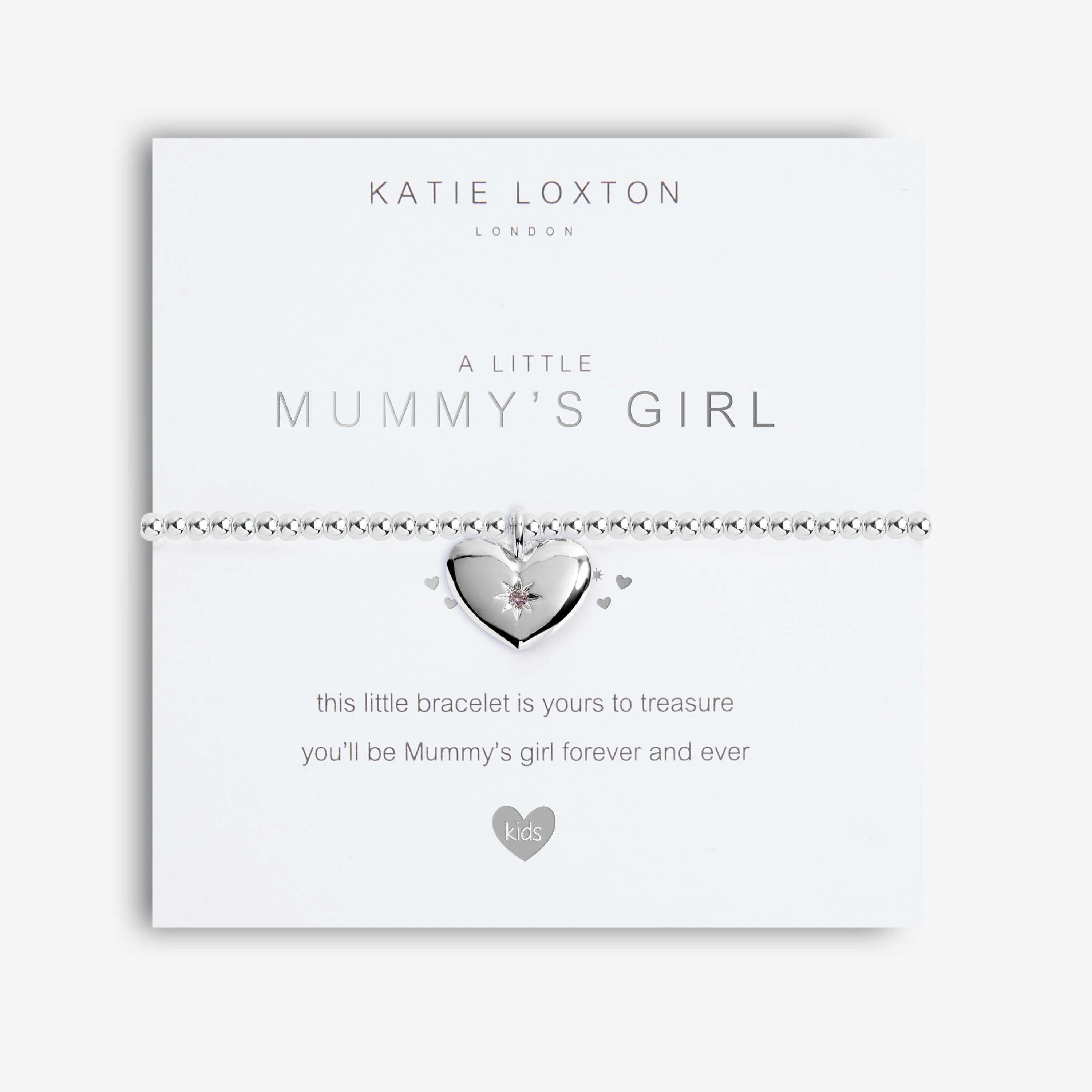 A Little | Mummy's Girl | Silver | Bracelet | 15.5cm Stretch