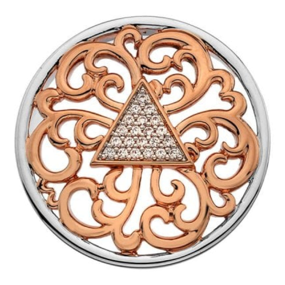 25mm Cleopatra Rose Gold Plated Coin