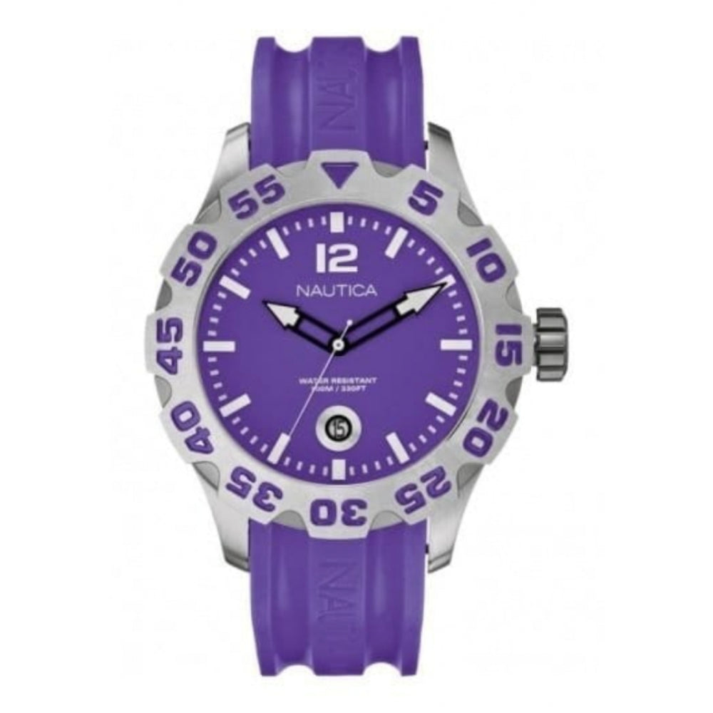 Gents BFD Purple Resin Strap Watch