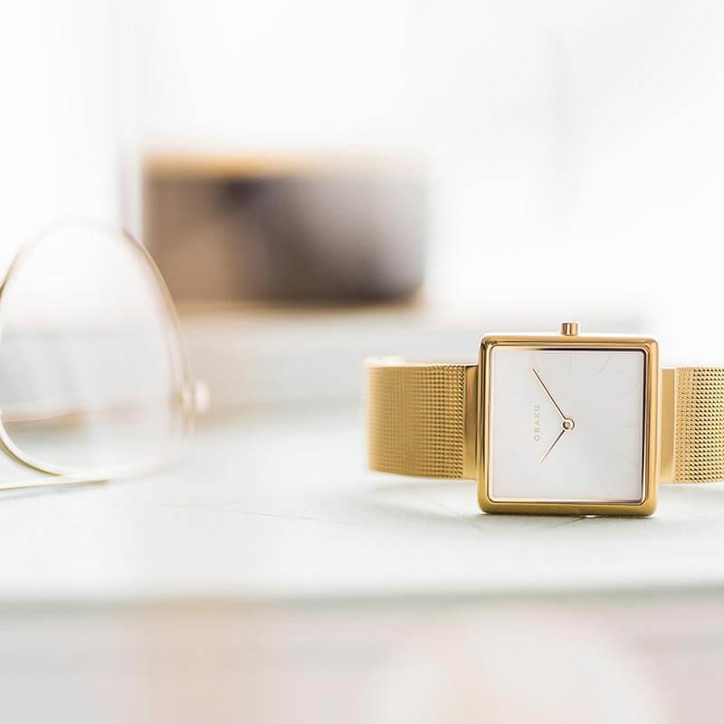 KVADRAT - GOLD Ladies Watch