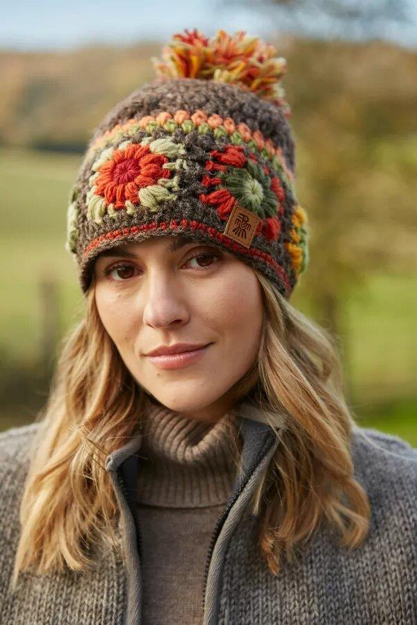 Woodstock Bobble Beanie Earth