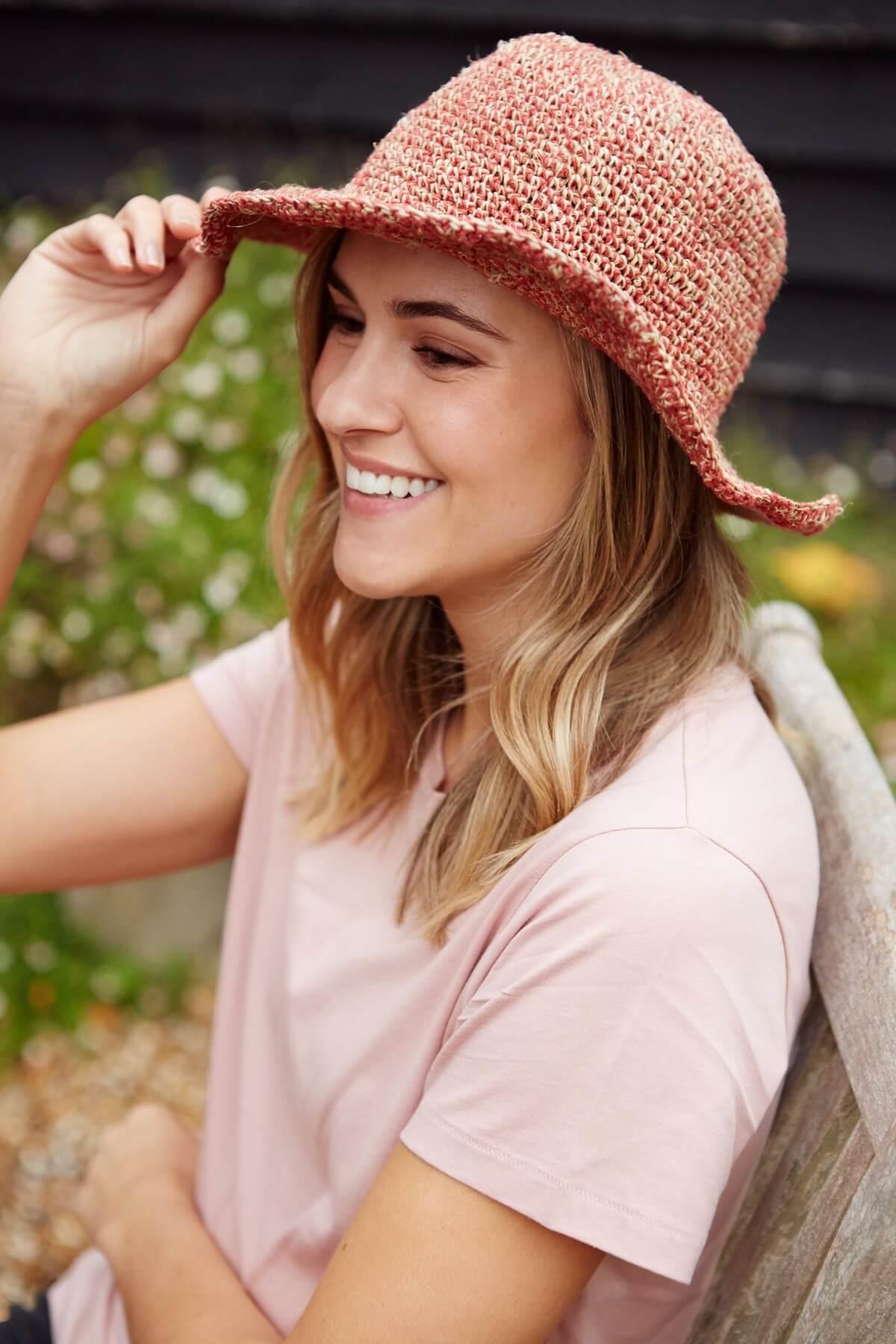 Hemp/Cotton Hat Terracotta