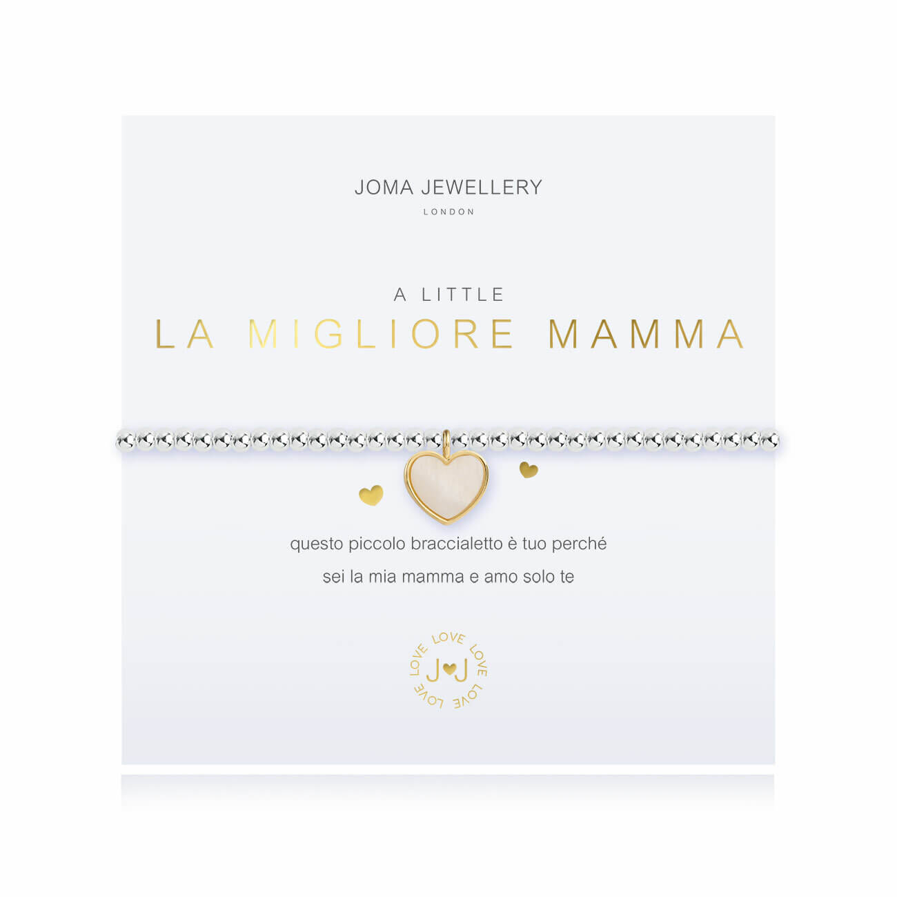 A Little | Best Mum | Silver And Gold | Bracelet | 17.5cm Stretch (Italian)