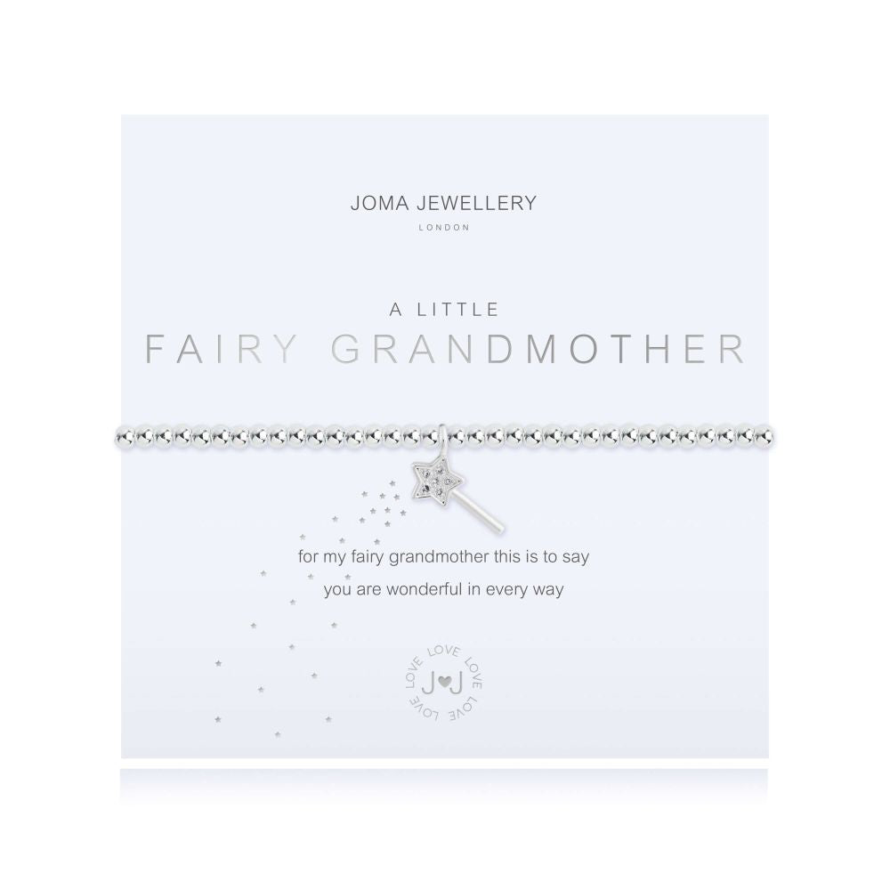A Little | Fairy Grandmother | Silver | Bracelet | 17.5cm Stretch