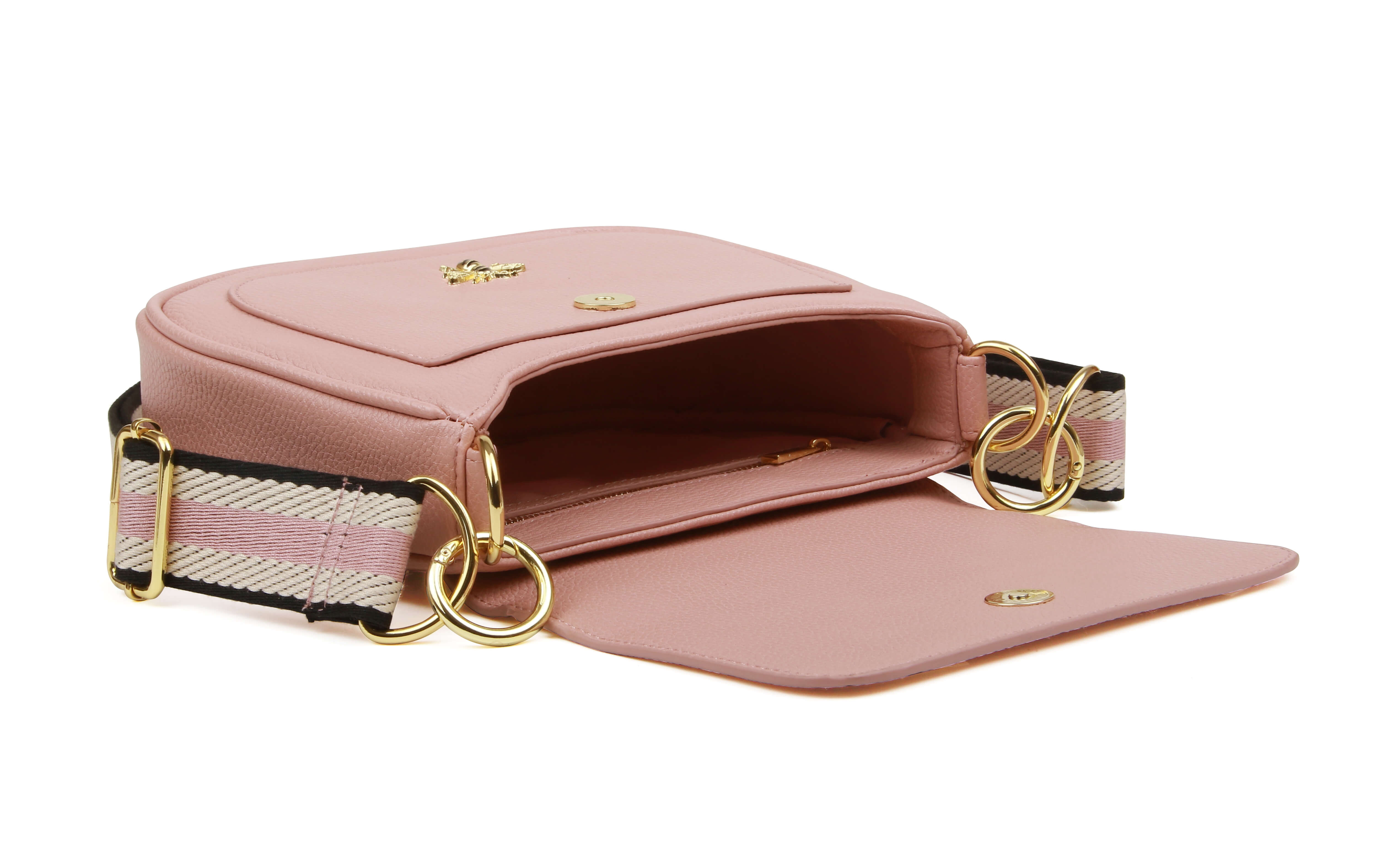 Ascot Saddle Bag In Pink