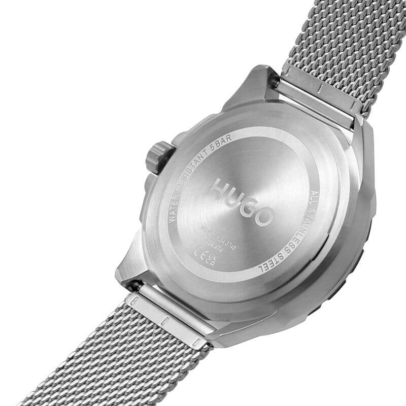 #FRESH SS Mesh Strap Blue Chronograph Dial Gents Watch