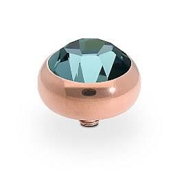 SESTO (RG/P) 10mm Smoked Sapphire Ring Top