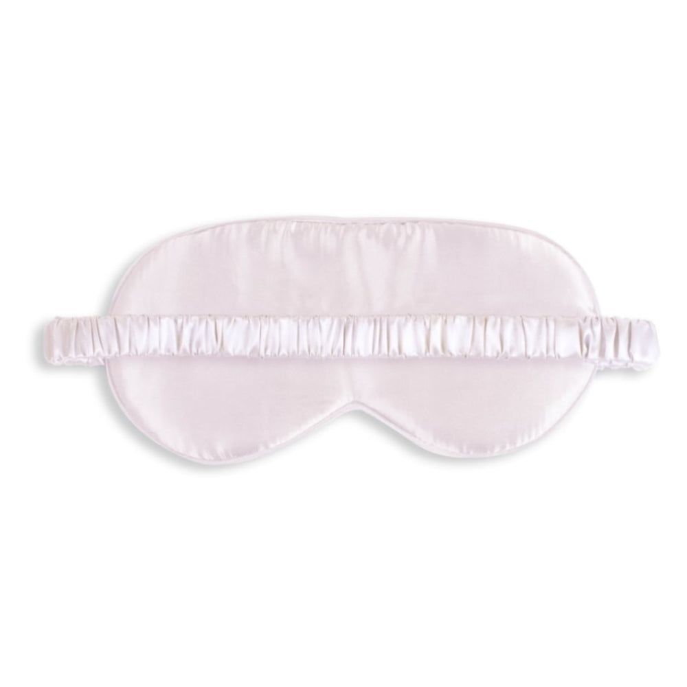 SATIN EYE MASK - GOOD NIGHT BEAUTIFUL - pink - 11x21.5cm