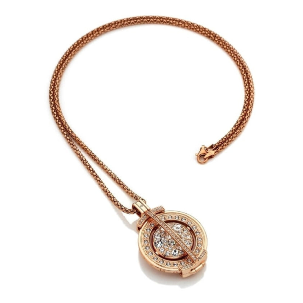 Carezza Rose Gold Plated Keeper - 33mm