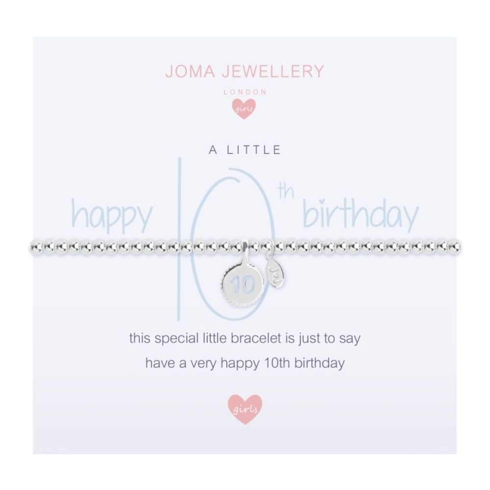 A Little HAPPY 10th BIRTHDAY Bracelet