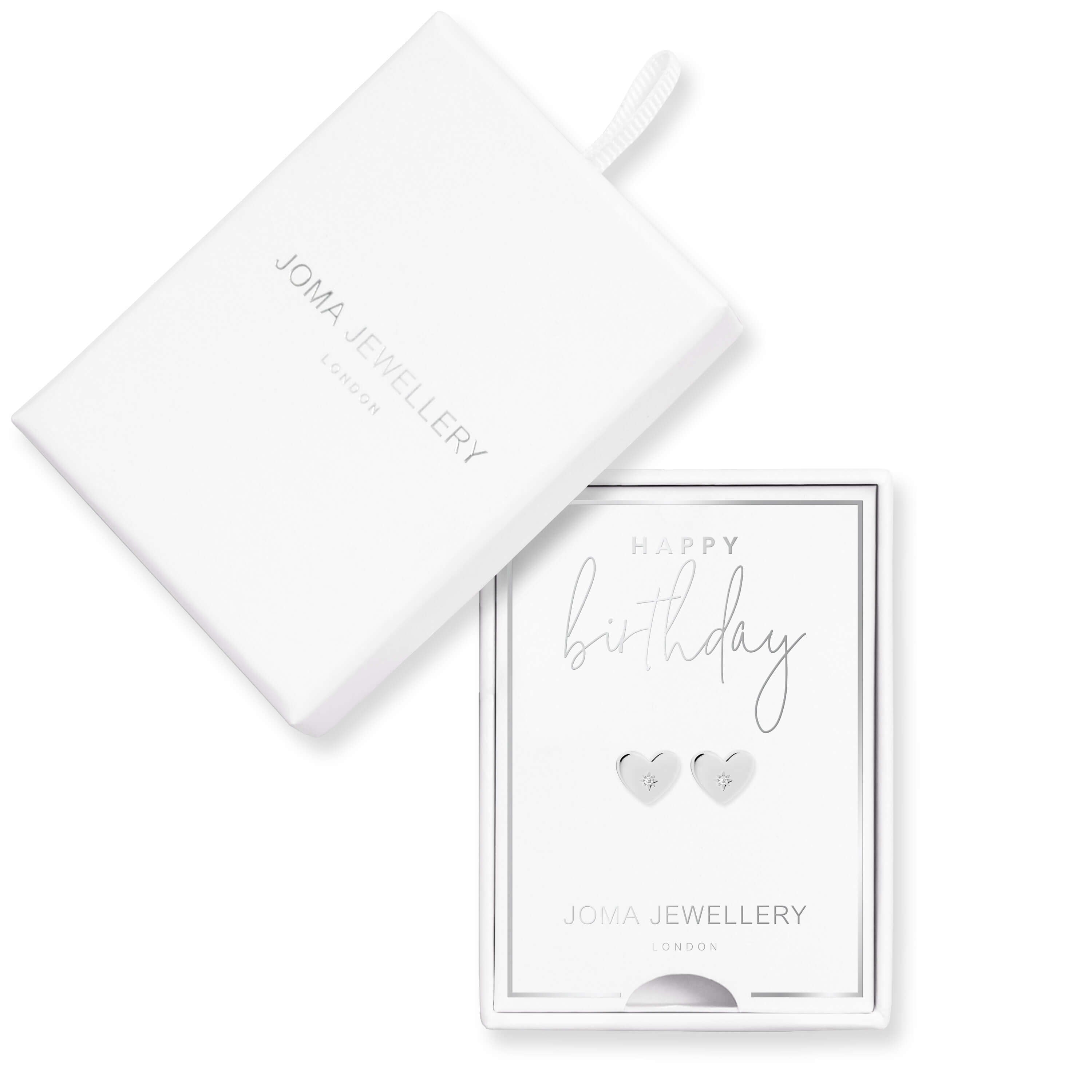 Treasure The Little Things | Happy Birthday | Silver | Earring Box