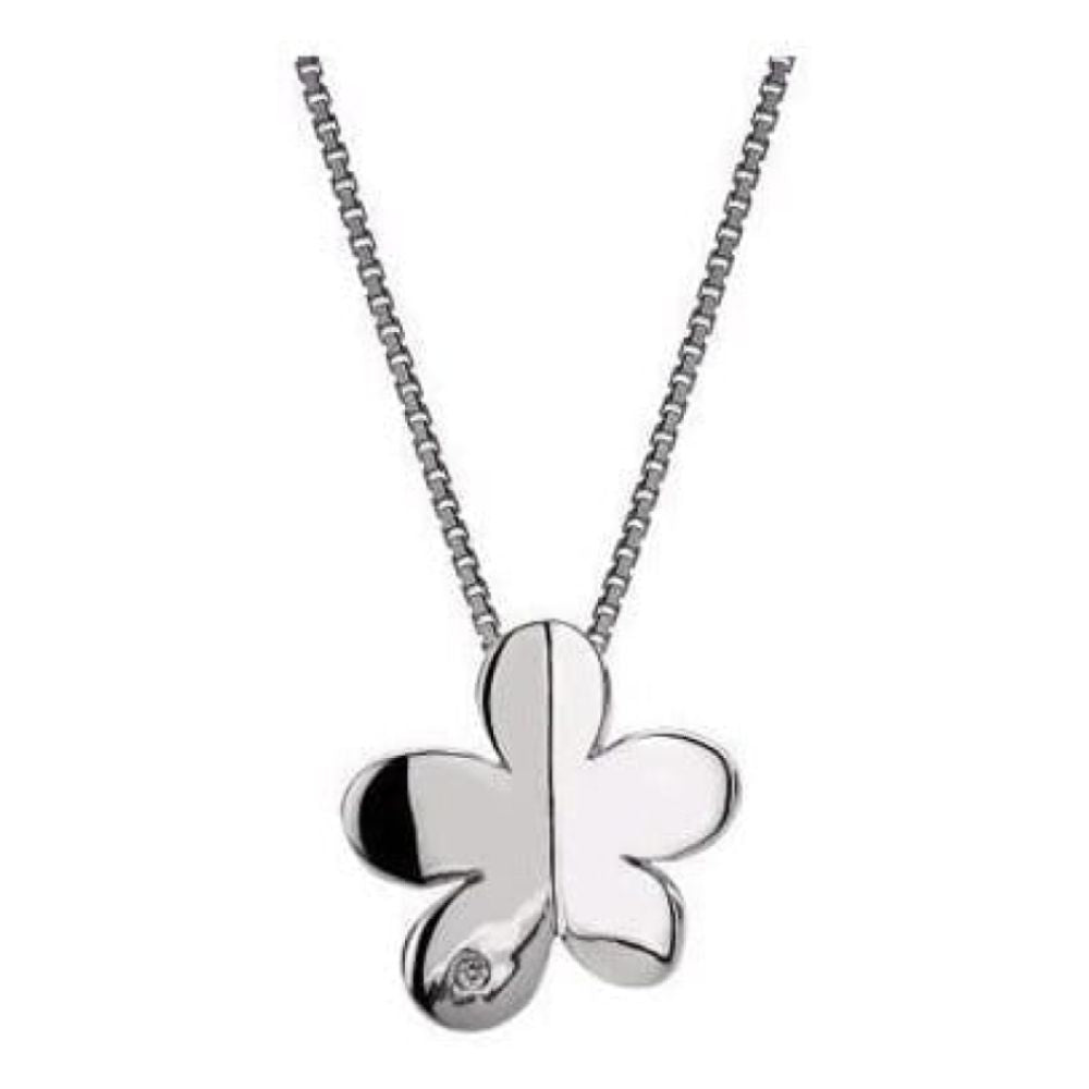 Ladies Legacy Echo Flower Pendant Necklace
