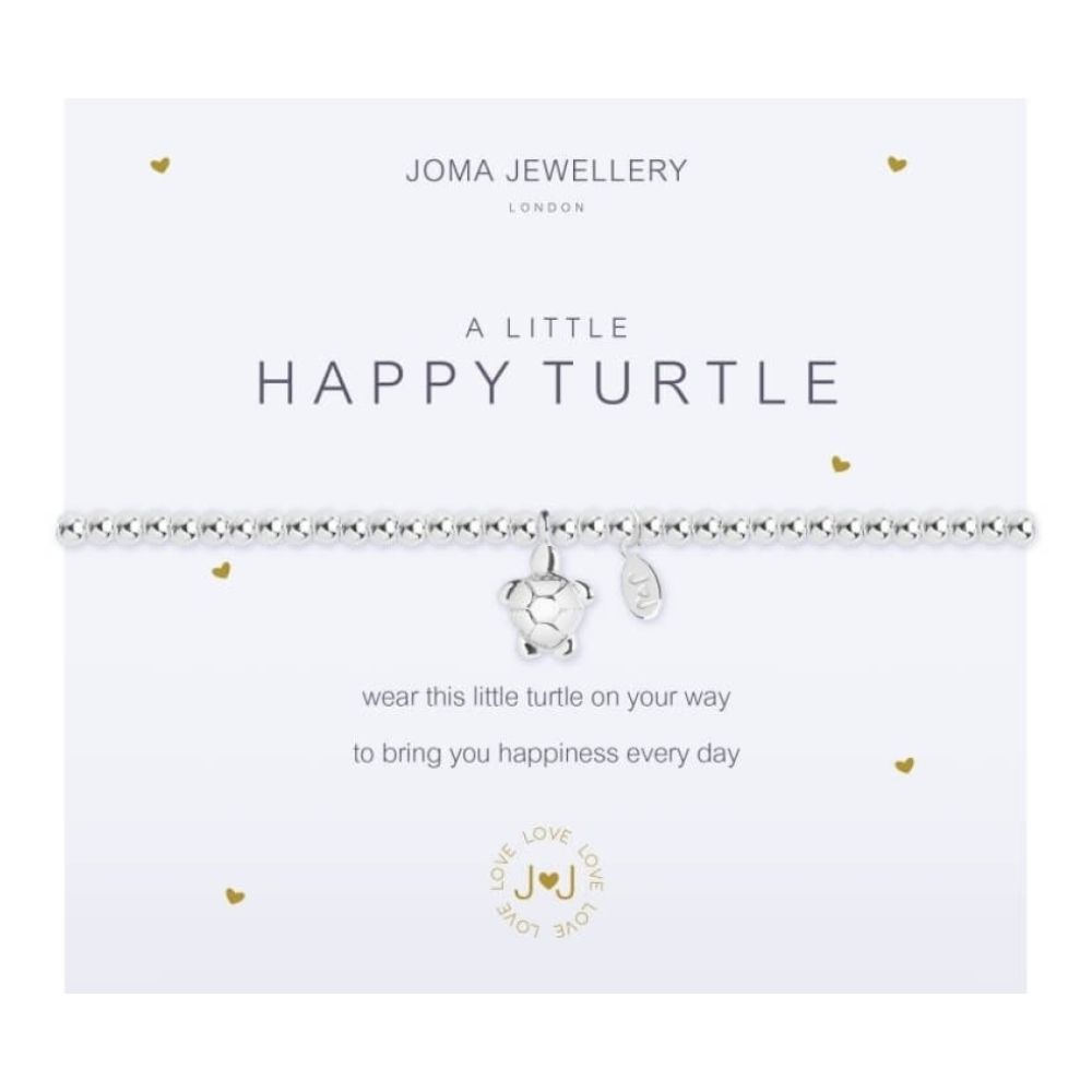 a little HAPPY TURTLE - silver bracelet