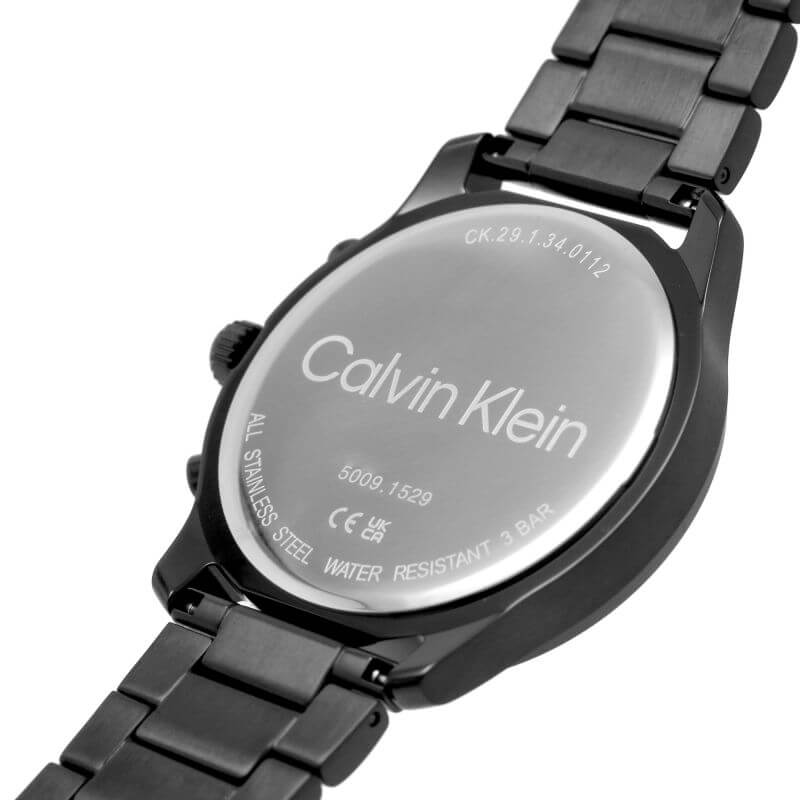 Sport Multi-function Black Dial & Bracelet Watch